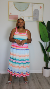 "Camille" Dress (Multi)