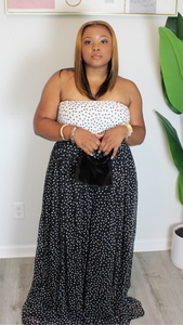 "Date Nights" Jumpsuit (Black/White)