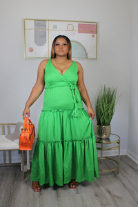 "Let's Brunch" Dress (Kelly Green)